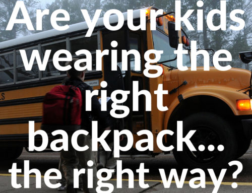 Are your kids wearing the right backpack… the right way?